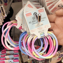 Spot Japanese-made Daiso DAISO does not pull the super-elastic fluorescent rubber band Yu Shuxin with the same hair ring head rope
