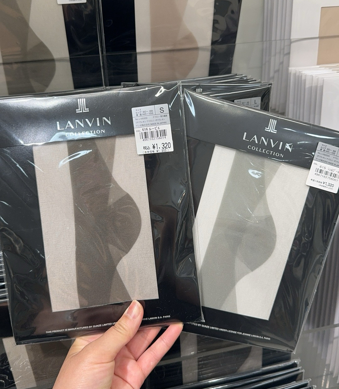 In-Stock Japanese Genuine Lanvin Summer Ultra-Thin Transparent Skin-Colored Pantyhose