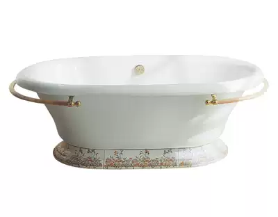 Kohler K-700T-0 709 14209-0 Wendes freestanding cast iron tub
