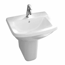 Kohler K-17656T-0 Panache Half-column Wall-mounted Washbasin Washbasin