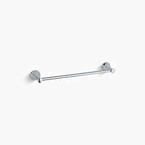 Kohler K-13430T-CP AF Corey 18 inch towel bar towel rack