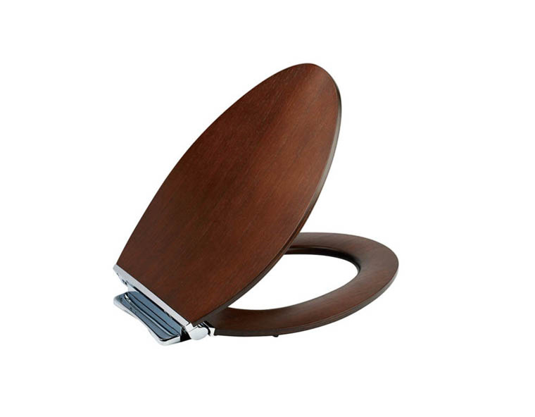 Kohler K-4761T-CP-F10 Yatish Luxury Rappel Toilet Cover Wooden Cover