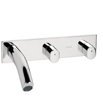 Kohler K-10087T-9-CP BGD Opel Double handle Wall outlet Washbasin Faucet