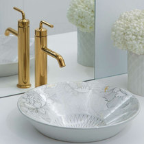 Kohler K-14223T-SMC-0 Summer Palace fashion Washbasin Washbasin art basin table off-stage type