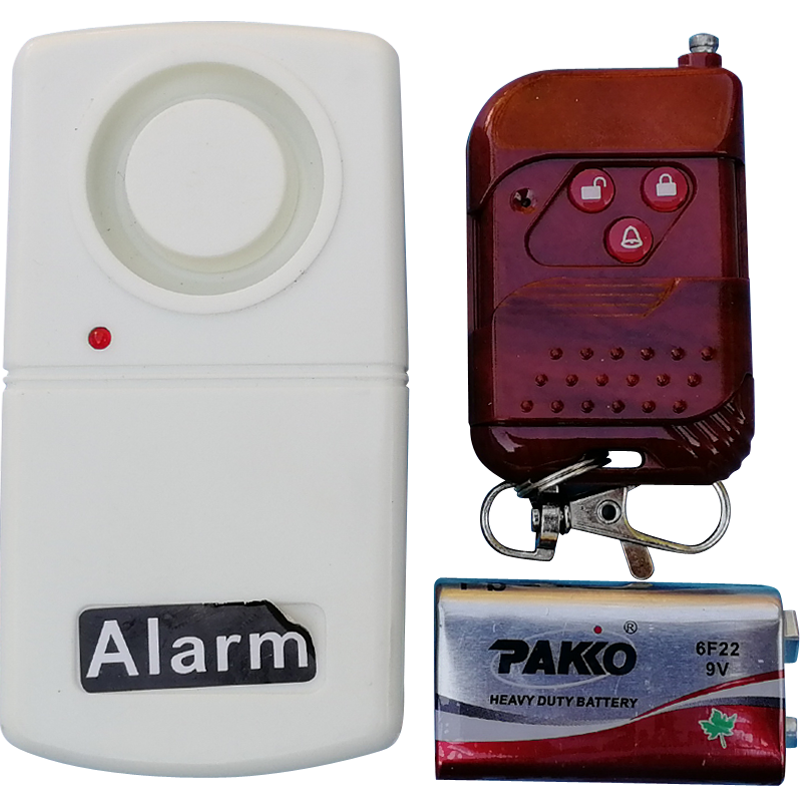 Remote control electric vehicle vibration alarm Travel security alarm Earthquake vibration shaking anti-theft alarm