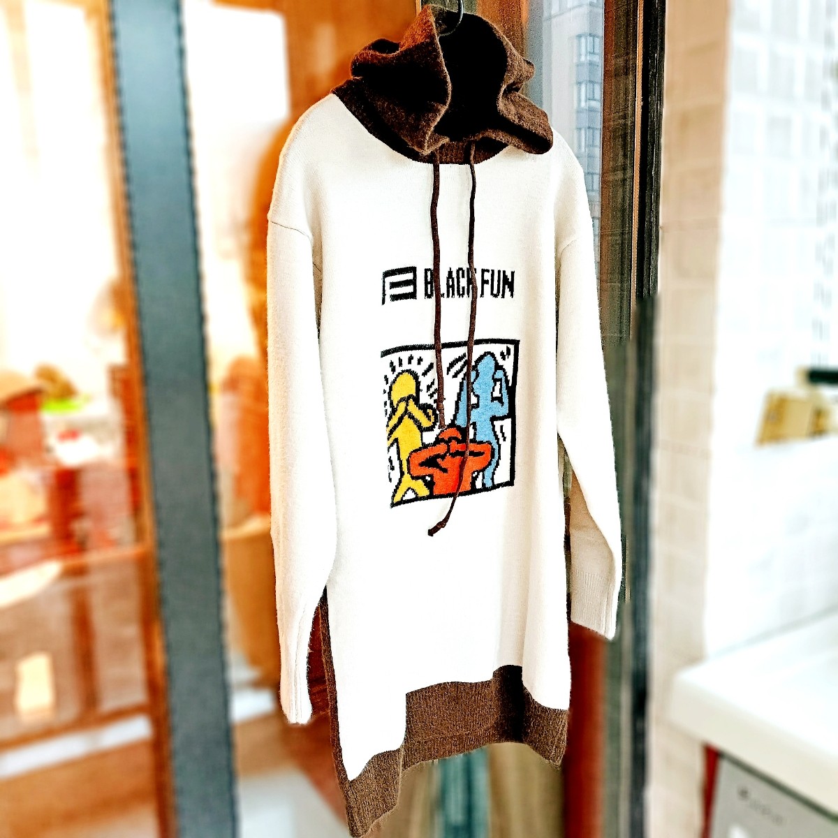 Sansay Sanso middle-edition sweater Spring and Autumn cover wear hood brand discount women's clothing clearing casual