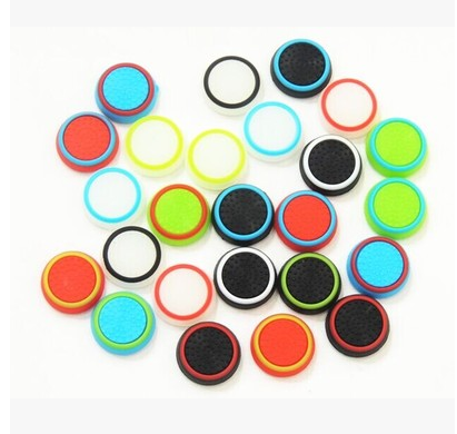 PS4 XBOX ONE 360 handle rocking lever bicolor night light ring anti-slip cap silicone protective sleeve