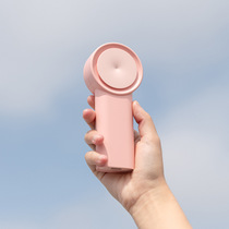 Portable small fresh and unique leaf fan handheld USB fan silent charging baby students are cute