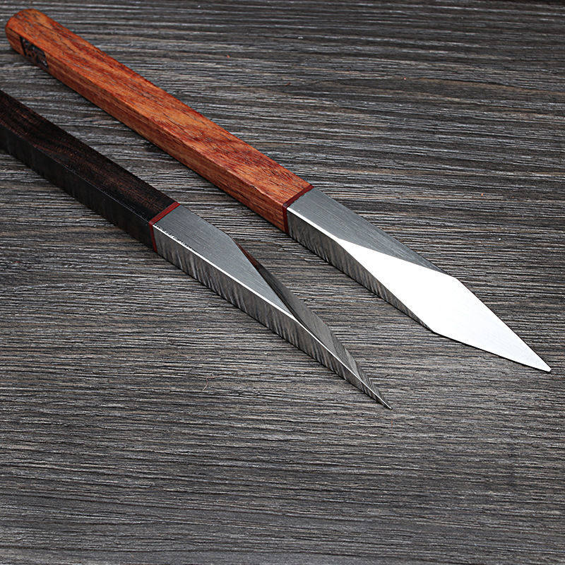 Chinese Tea Needle Black Sandalwood Pu'er Tea Tea Knife Suanzhi Tea Needle Black Tea Tea Cone Tea Brick Pry Tea Knife Accessories Tea Ceremony Tools