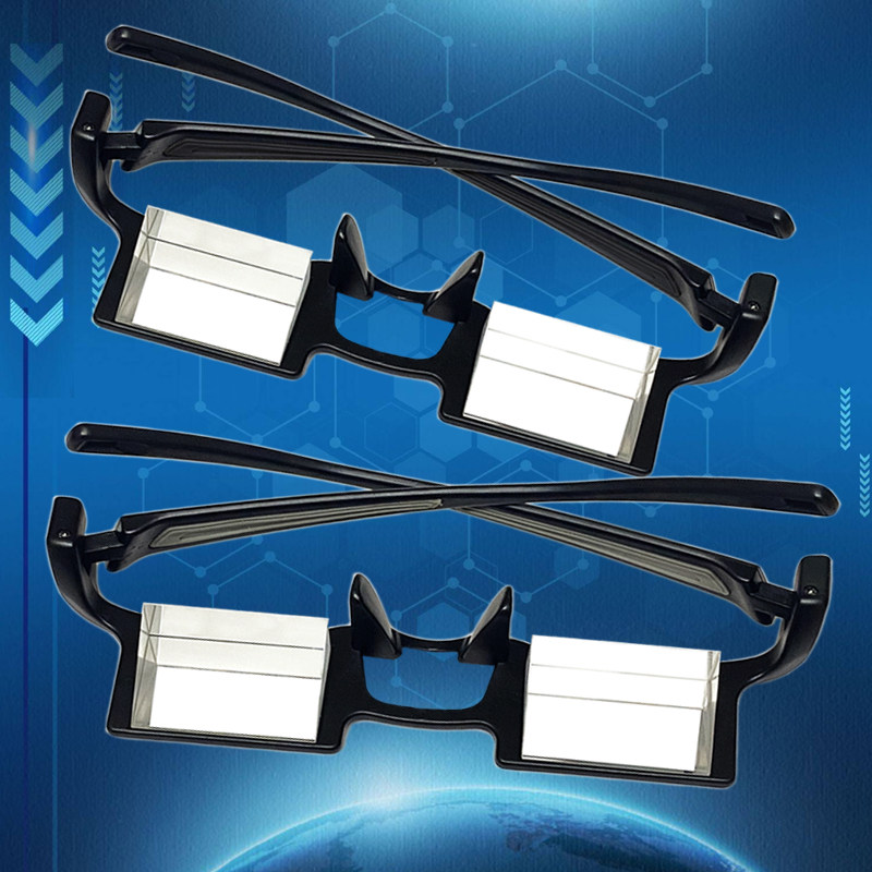 Slowly glasses lying watching mobile phone artifacts TV beds on horizontal personality refraction cervical glasses net red