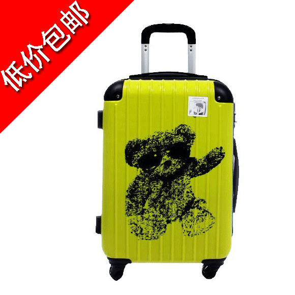 Купить Чемодан 包邮特价abs+pc万向轮lulu顽皮熊拉杆箱子旅行箱包登机箱2024寸女 WS/033 в интернет ...