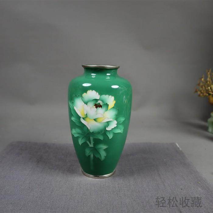 花鳥文七宝花瓶 唐物花入 七宝焼き 花鳥文七宝花瓶 唐物花入 七宝焼き 花鳥文七宝花瓶 唐物花入 七宝焼き