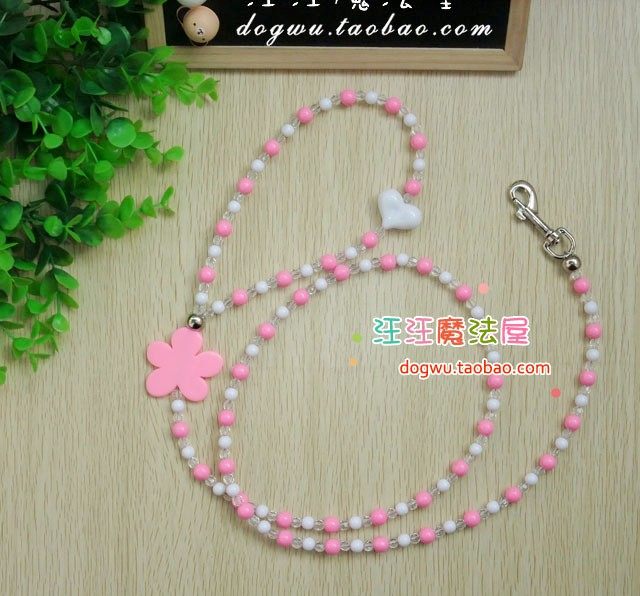 Dog chainDog traction rope small dog collar Teddy Bear Yorkshia Walks dog rope pet supplies