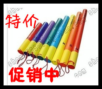 Olff instrumental percussion instrument Colour eight-tone cylinder kindergarten Early teaching aids Children 8 sound tubes