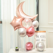 Moon table floating balloon decoration Shopping mall shop counter display balloon props Bar shop restaurant decoration