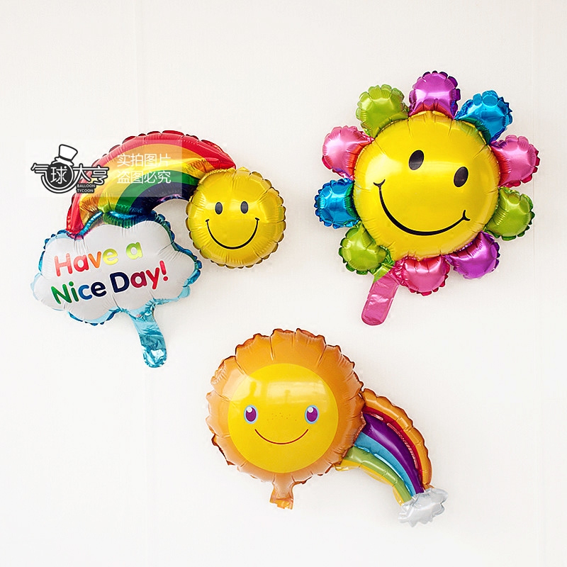 Birthday aluminum film balloon arrangement for Chinese New Year festive items Children's birthday Decorative Living Room Background Wall Cartoon Costume