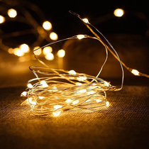 Birthday copper wire lamp led string Light Battery small bulb creative wedding party decoration line light string star flashing light