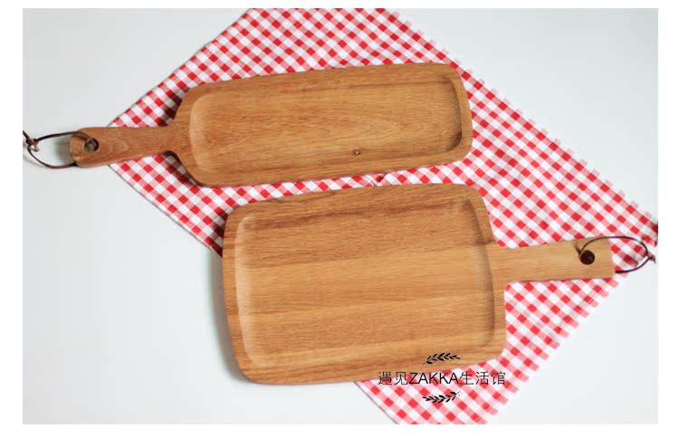 Không sơn Oak Hình Chữ Nhật Khay Gỗ Rắn Bánh Mì Bánh Pizza Bảng Gỗ Thực Phẩm Sushi Thớt Board Gourmet Nhà Hàng Bộ Đồ Ăn