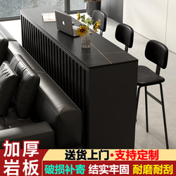 Italian Accessible Luxury Rock Bar Table For Home Long Table Living Room Sofa Back Island Table Kitchen Partition Bar Table