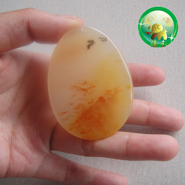 Tenchong (Yunnan jade) brand: Longling Huanglong jade pendant A cargo ornament