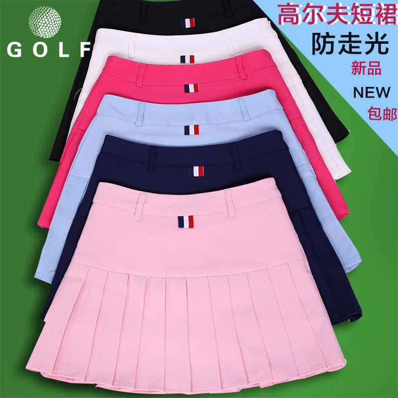 Golf Shorts Dress Korean Version Lady Skirt Spring Summer Outdoor Sport Clothing Ball Suit Anti-Walking Light Woman Skirt Half Body Dress