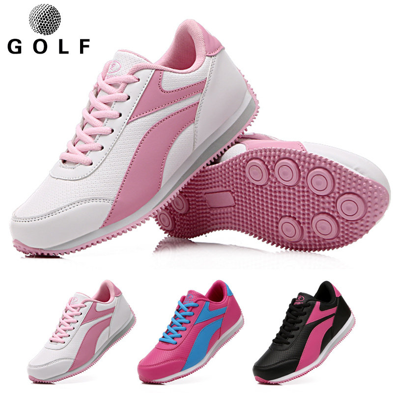 Golf Women Shoes Lady Sports Casual Breathable Non-slip Golf Shoes Outdoor Wear sports Ball shoes