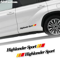 2022 new hanlanda car stickler garnter decoration changed loading door handle window front bar body car stickers