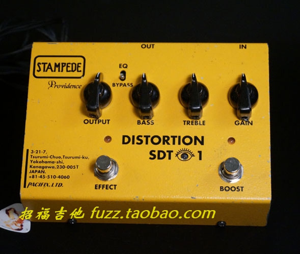 Providence STAMPEDE SDT-1 Distortion Divine Instrumental 2004 Japan System