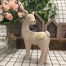 Nordic style ornaments Home entrance lovers have you along the way Animal ornaments Deer bear Horse Sheep Zodiac home accessories