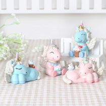 Unicorn Small Creative Personality Pendulum Otherins Sins Home Decoration Living Room Room Shooting Props Small Gifts