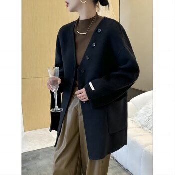 【51-60】倩倩专属 双面羊毛大衣气质外套时尚冬女士