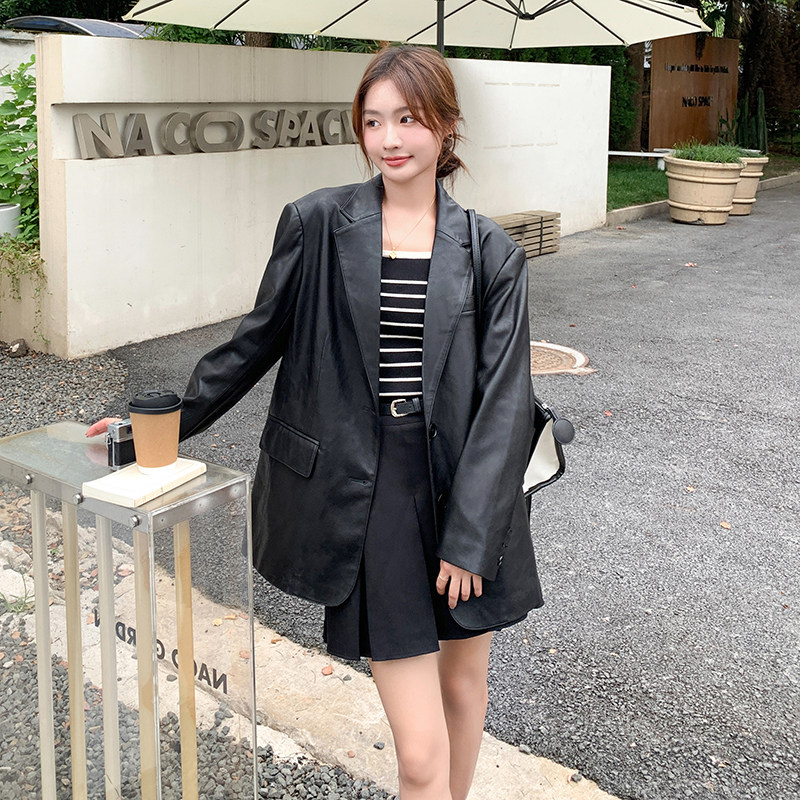 2026年秋款皮衣外套2C066-2607-P145-K198,女装皮衣,2C066