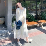 新款秋季牛仔马甲+蕾丝连衣裙套装C252-2623-P175K258，女装连衣裙，2C252