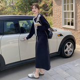现货：春装新款时尚百搭撞色休闲套装裙两件套2C135-6876P165K248，女装套装/套裙，2C135