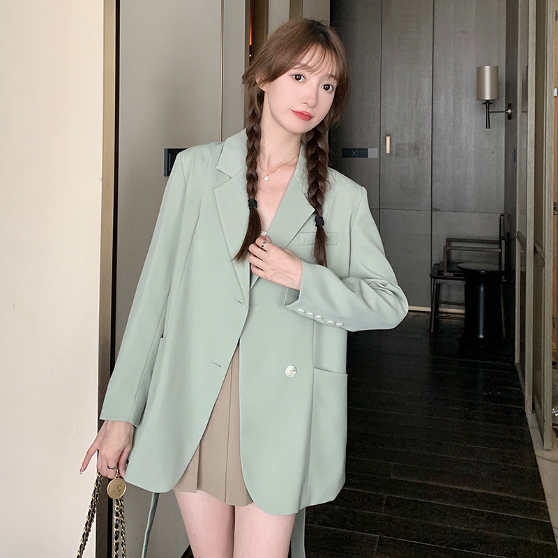 新品已出货！！！高级感廓形西装2C127-8818-P130-K188,女装西装,2C127