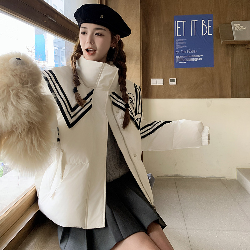 新款 2025年冬季新款拼接90绒羽绒服2C098-8969P315K478图片