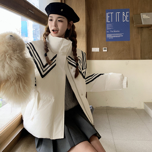新款 2025年冬季新款拼接90绒羽绒服2C098-8969P315K478图片