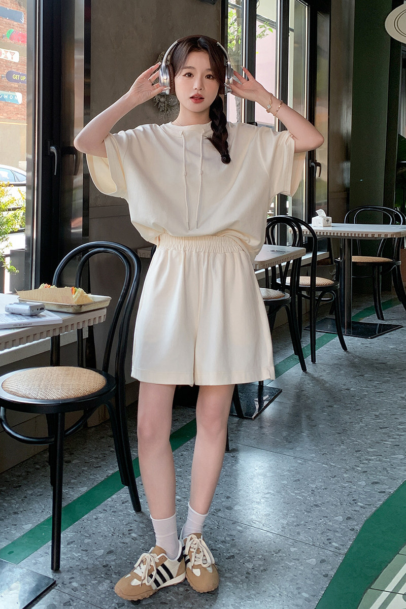 【夏季现货】运动风时尚宽松简约卫衣套装088-6612p135k188,女装套装/套裙,2C088