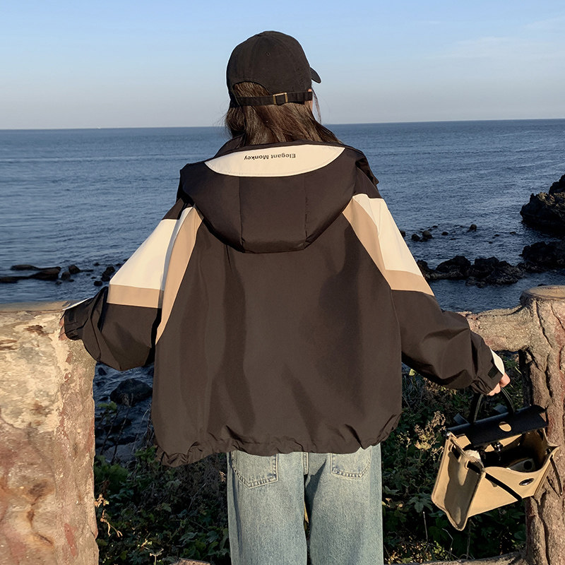 超好看工装冲锋衣羽绒服女冬季2024新款爆款小个子白鸭绒派克服厚,女装羽绒服,2C098