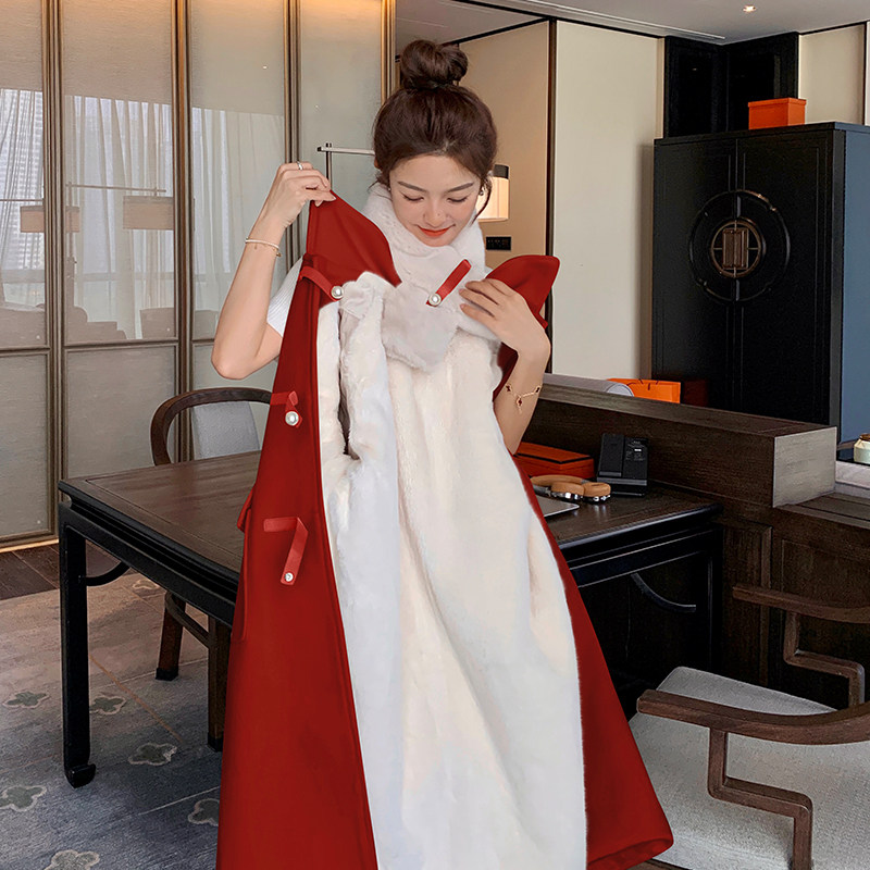 现货主推 附买家秀呢料派克服加绒珍珠扣2C075-089A-P215-控298图片