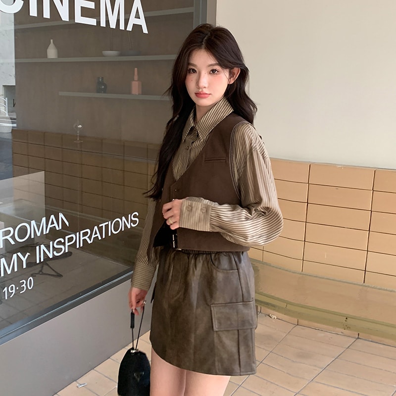 【】洋气时髦感气质三件套C161-6150-P175-K248,女装套装/套裙,2C161