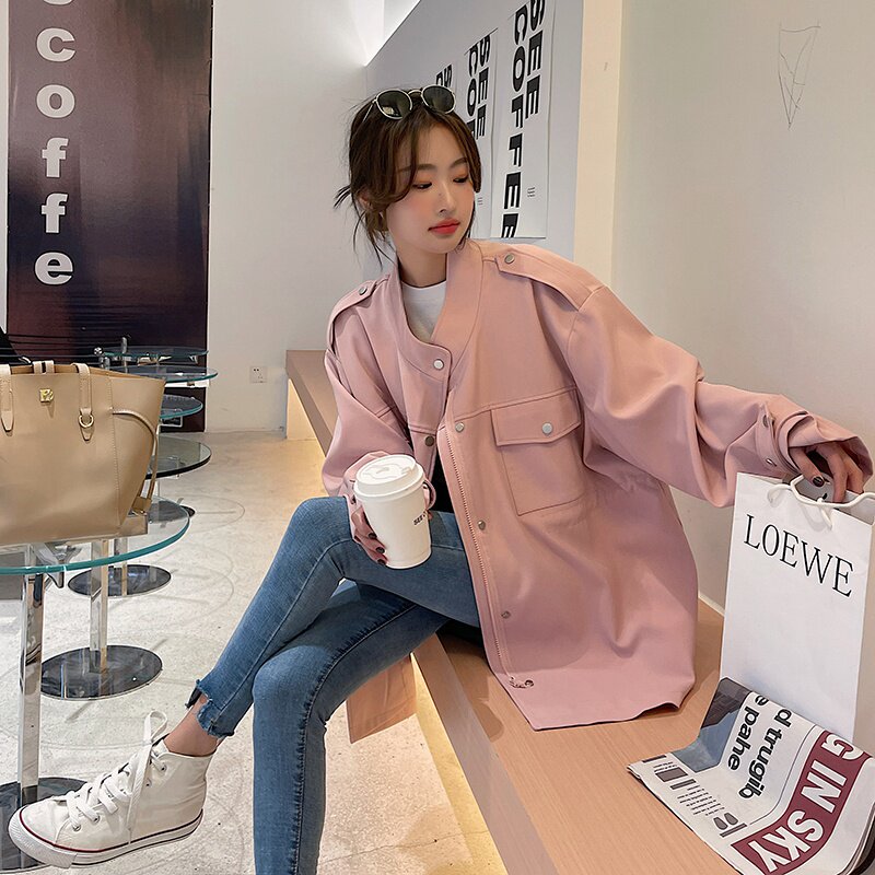【现货】2025春季新款短款减龄小个子风衣085-8533-P125-K178图片