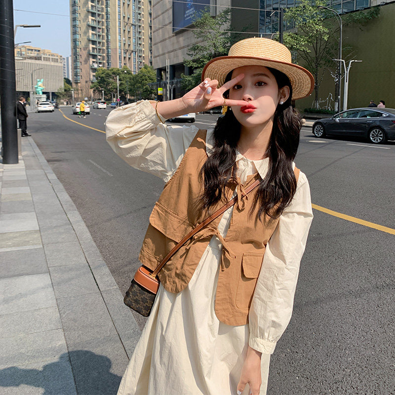 【新款】大货已备减龄两件套连衣裙T007-P135-K188,女装连衣裙,2C207