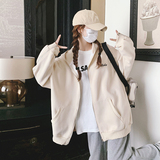 【24春】复古绣花三拉链设计连帽外套1012-P135K188，女装短外套，2C069