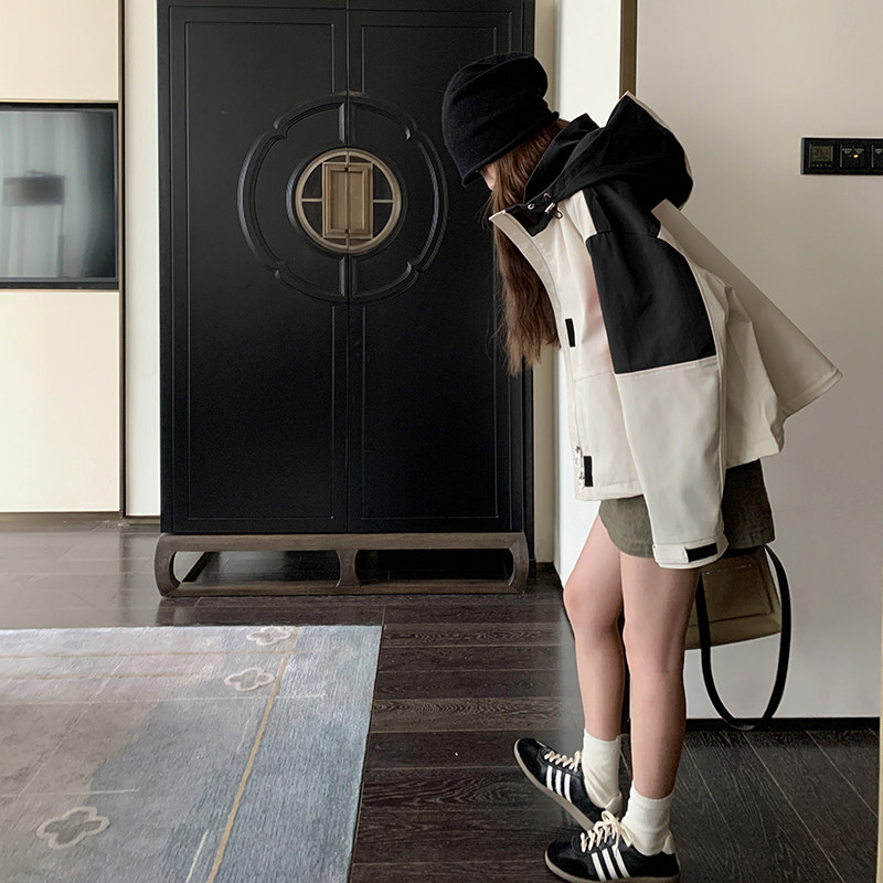 高品质！退货低！春秋风衣棒球服工装外套#2C133-912-P155-K218,女装短外套,2C133
