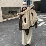 【大货已出】休闲机车款加绒加厚皮毛外套2C233-809-P175-K269，女装棉衣/棉服，2C233