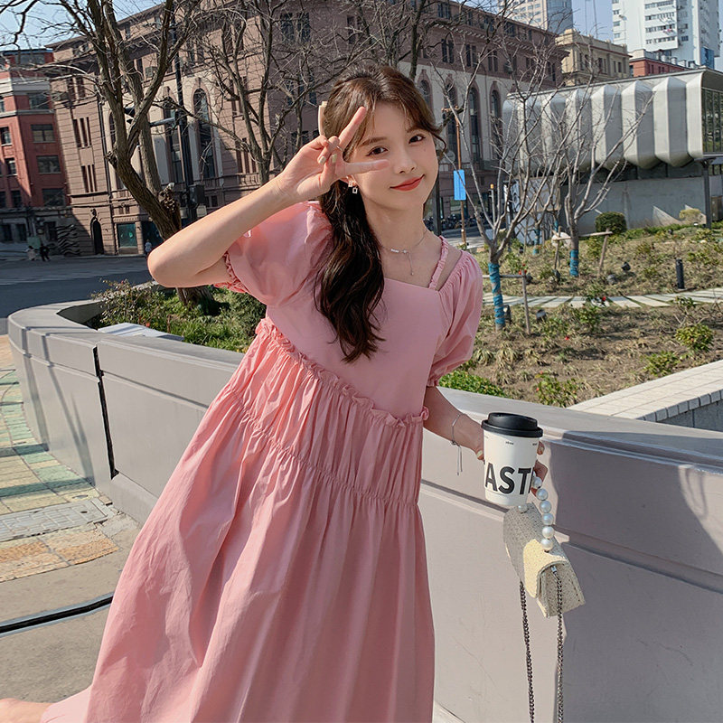 现货法式可吊带可一字肩连衣裙T017-P105K158,女装连衣裙,2C207