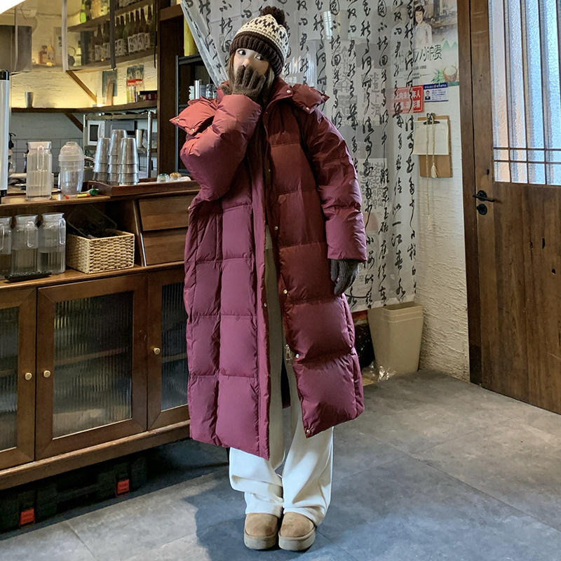 现货2026新款冬季长款羽绒高克重新标90绒2D009-Y19-P390控588,女装羽绒服,2D009