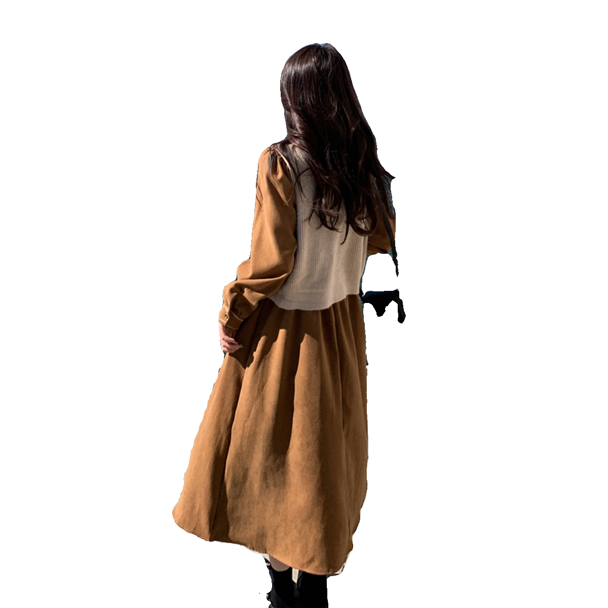 2C177-2023-P140-K218两件套连衣裙（现货）,女装连衣裙,2C177