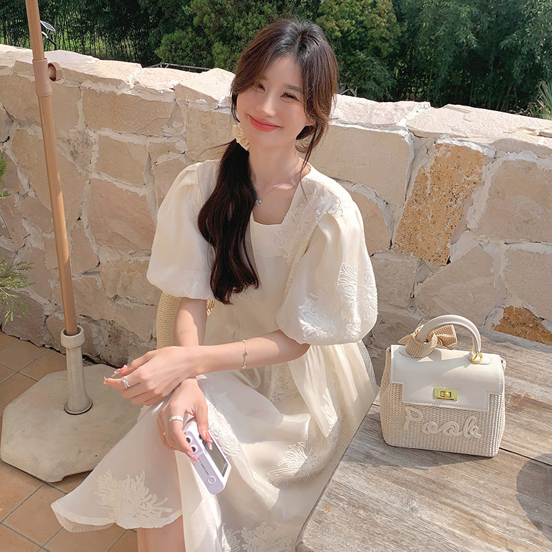 【新款】重工刺绣连衣裙夏季女2D111-A683P125K178,女装连衣裙,2D111
